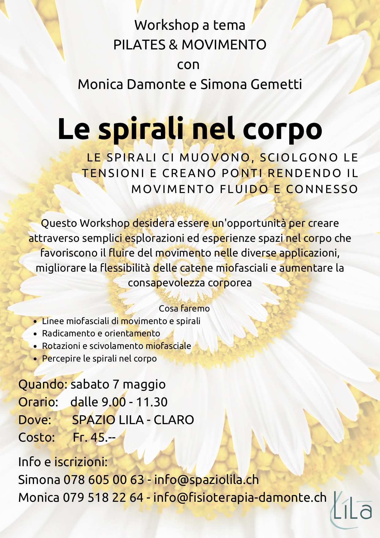 PROGRAMMA CORSI DI MOVIMENTO